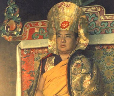 His Holiness the Karmapa in Ka-Nying Shedrub Ling Monastery, 1976